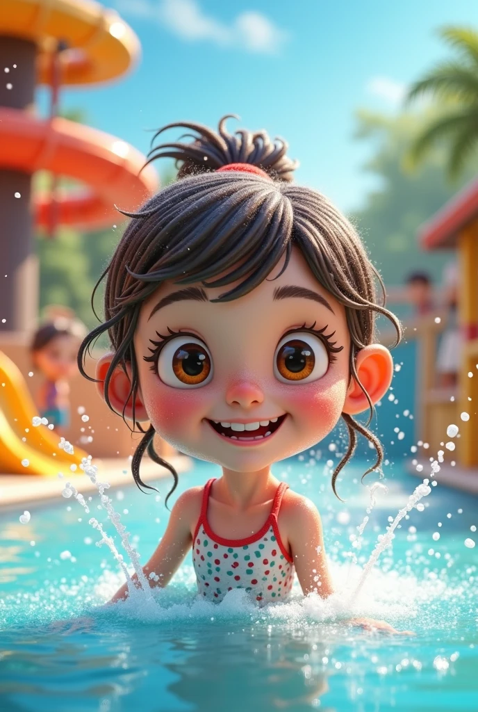 Kid in bikini