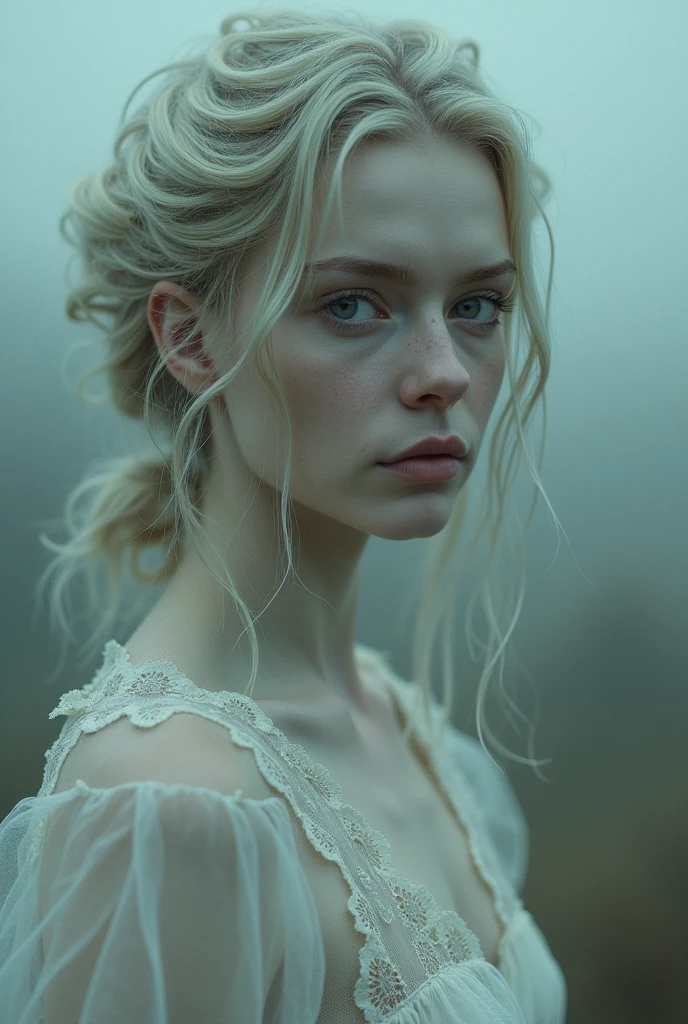 cinematic film still cinematic film still Impressionist Photographic,((view from the side)),young albino African woman by the window,(((dark room))),(((bright sunlight))) coming through the window,(sit),(Hyper-realism),(realistic white skin),(Absolutely detailed photos),(sharp focus),slender,pretty face,best detailed face,subcutaneous veins,Detailed vivid iris and pupil,impressive light,open blouse,detailed cloth,messy hair, low saturation,skin fluff,fine wrinkles,(natural skin blemishes:0.5), (freckles:0.5),high contrast,best Ray tracing, light and shadow play,highly detailed,24mm photograph, film, bokeh, professional, 4k,grab breasts,haughty attitude,smooth swollen nipples,dust,glaring,film grain, Rembrandt Lighting Style ,fit,hard sunlight, hard shadows, , shallow depth of field, vignette, highly detailed, high budget Hollywood film, cinemascope, moody, epic, gorgeous, 
