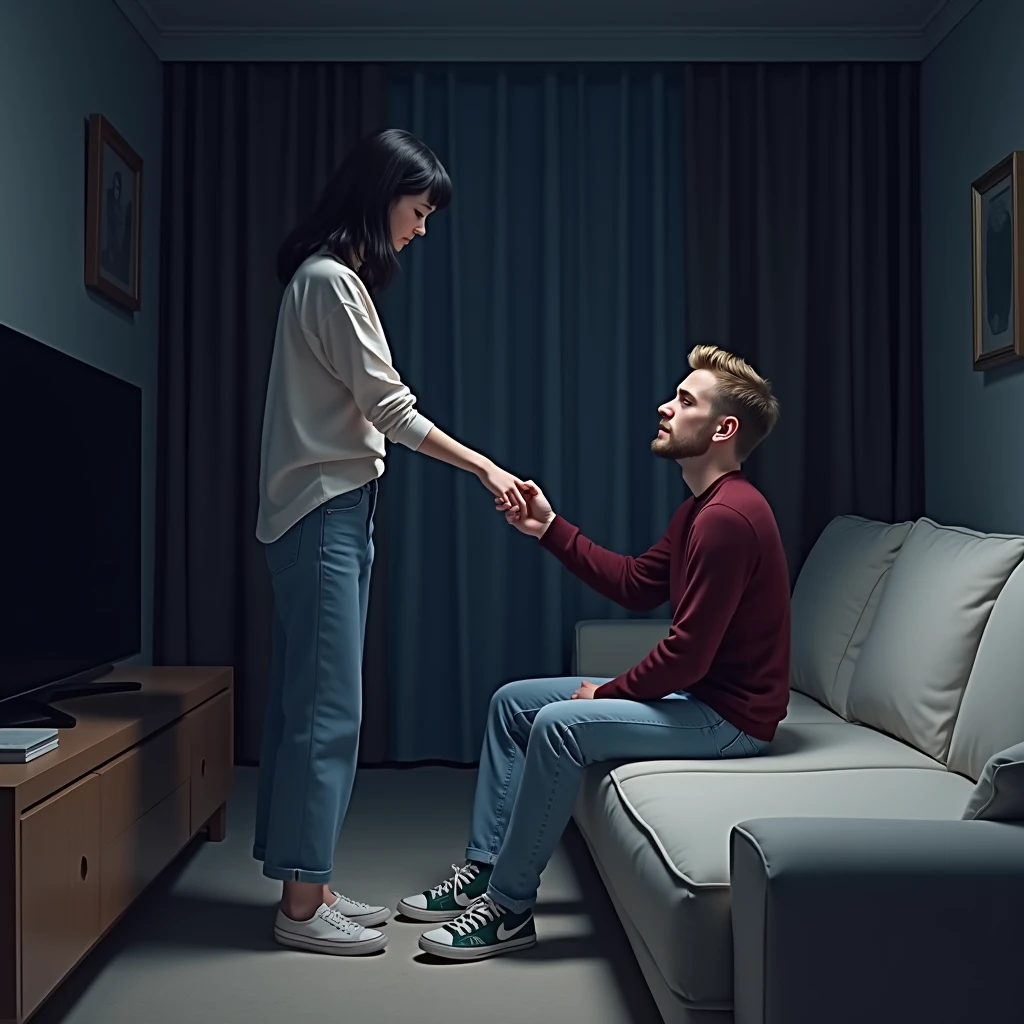 Foto do retrato da obra-prima de um homem moreno brutal de 23 anos, formal, DESK, computador do lado, foto destraido, (pele altamente detalhada:1.2), 8k hd, dslr, cinematic lighting, alta qualidade