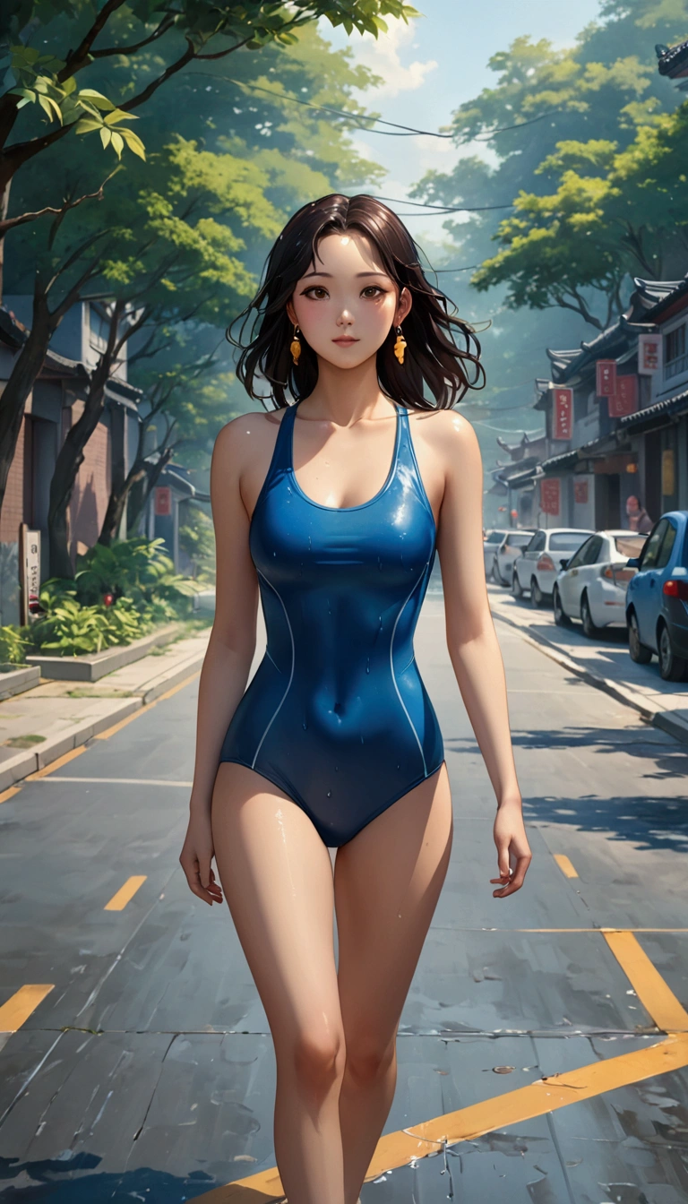 femboy, ((Masterpiece)), (Cute: 2.0), The face is extremely detailed, Enchanted expression, Strong gaze, Black Double French Braid, (Thin structure),Slightly round face, Tanned brown face, Healthy face, Big eyes, Thin thighs, (Small chest), confident pose, harsh, Almond-shaped eyes, rich palette,choker necklace,3D,open-toe high heels, goddess,open-toe high heels, goddess, Lean-yet-toned body/androgynous body aesthetic, spasm,tgirl,large erect peni,dickie,penisS,trap,(, , large , testicles, large testicles, erection), CFemboy,Otoko no ko,OTOPIP,dickie in panties, bulge
