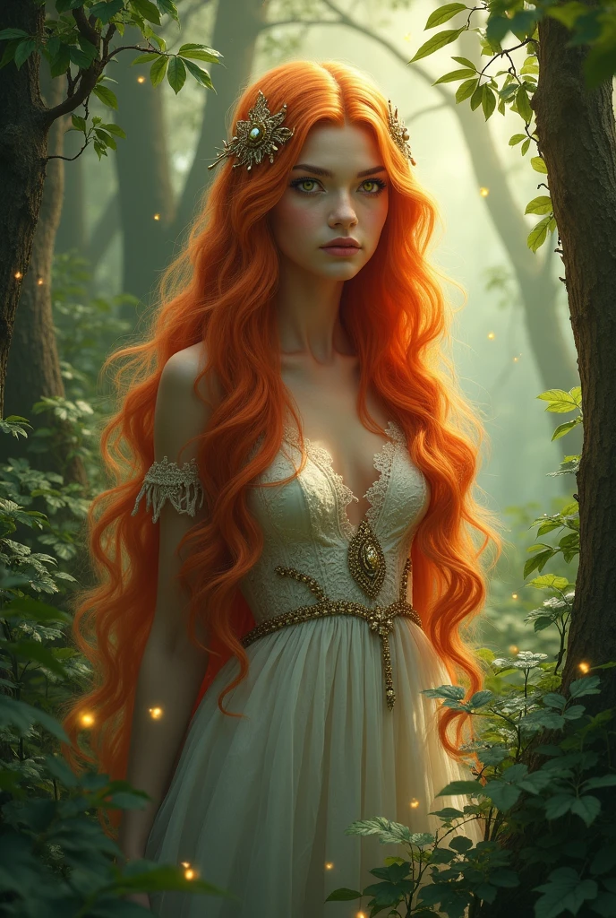 Bold graphic illustration, glowing filigree constellation tattoos, dark fantasy, full body shot of a lovely curvy voluptuous busty white woman with red dreadlocks on a throne in a enchanted forest