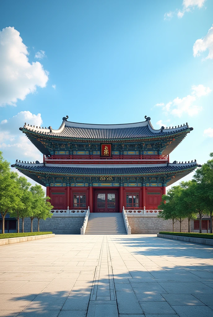 Drum Tower in Beijing, China，Long diagram，Movie stills texture