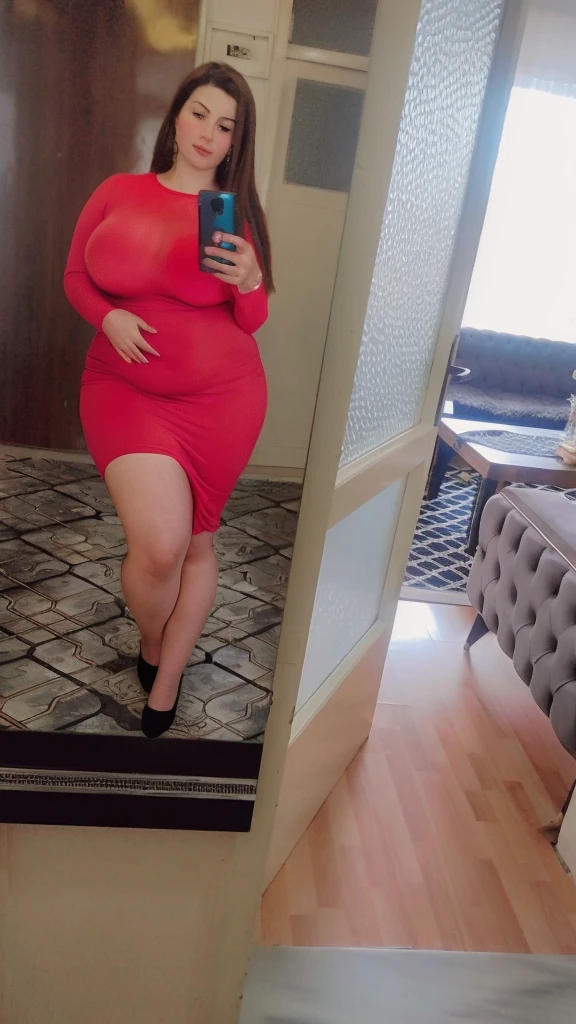 woman in dresses posing for a picture in front of a curtain, wearing a red dress, wearing red dress, in a red dress, wearing red formal attire, wearing a formal dress, girl wears a red dress, red dress, wearing a red sundress, 1 6 years old, she is about 1 6 years old, 18 years old, Big tits, huge , no clothes, sexy, cute, wide hips, thick thighs, pear-shaped body, minimal clothes, thick, bbw, chubby stomach, thick nipples, nipple piercings, large areola, hard nipples, piercing through shirt, nipples hard through shirt, busty, major cleavage, naked, ripping through top, spilling over sides, bra too tight, giant , dominatrix, dominatrix clothes, revealing clothes, ass so fat you can see it from the front, giant tits, huge ass, wide girl