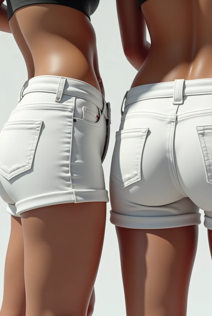 ((masterpiece, best quality)), Curvy black woman in white cotton panties, in a parking lot, photo realistic, intricate details