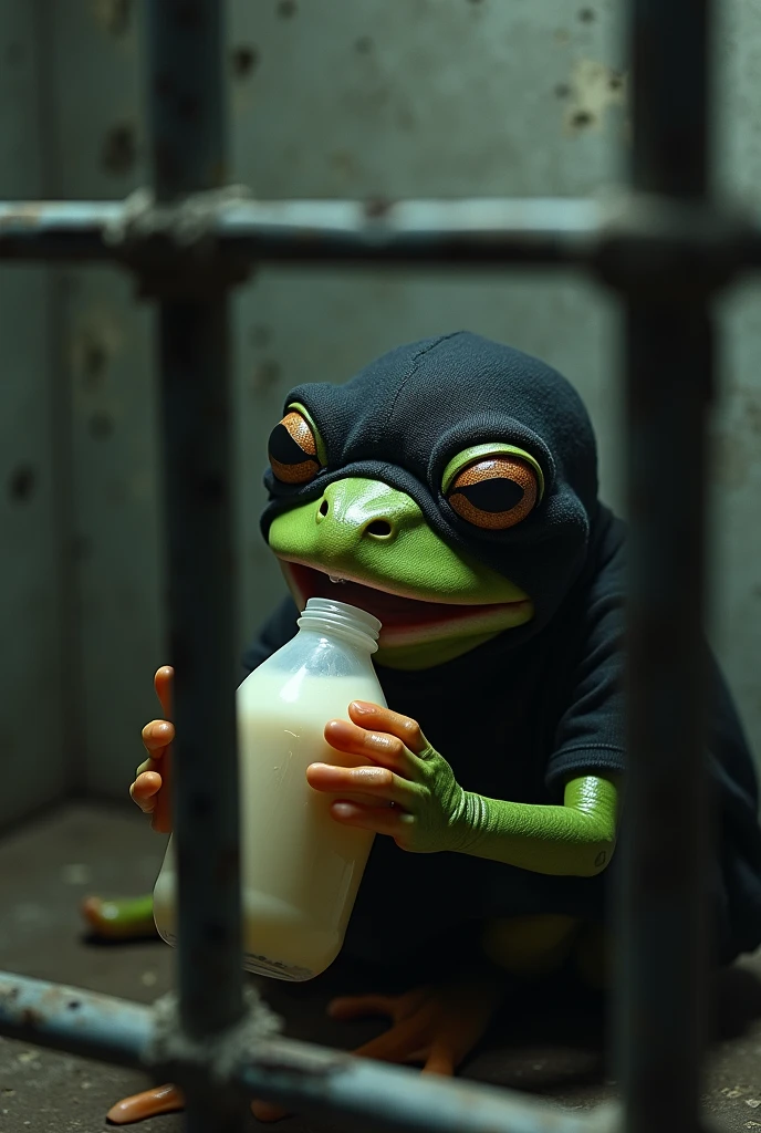Create an animated cricket wearing a hoodie and smoking from a bong