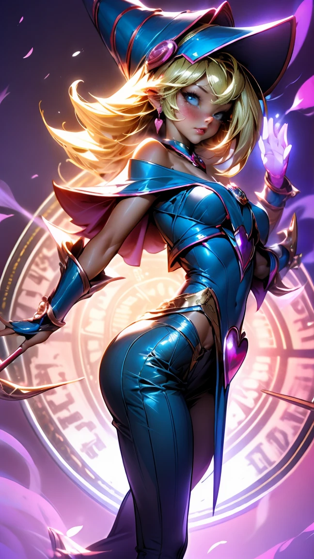 (Obra maestra:1.2), (La mejor calidad:1.2), Perfect lighting, Chica Maga Oscura lanzando un hechizo, flotando en el aire, Levitating over a magic circle , Portal de Circle, tetas grandes, escote abierto, fondo de magia. Pose sejustiva y sexy. Fuegos artificiales de fondo.  dragon armaguedon