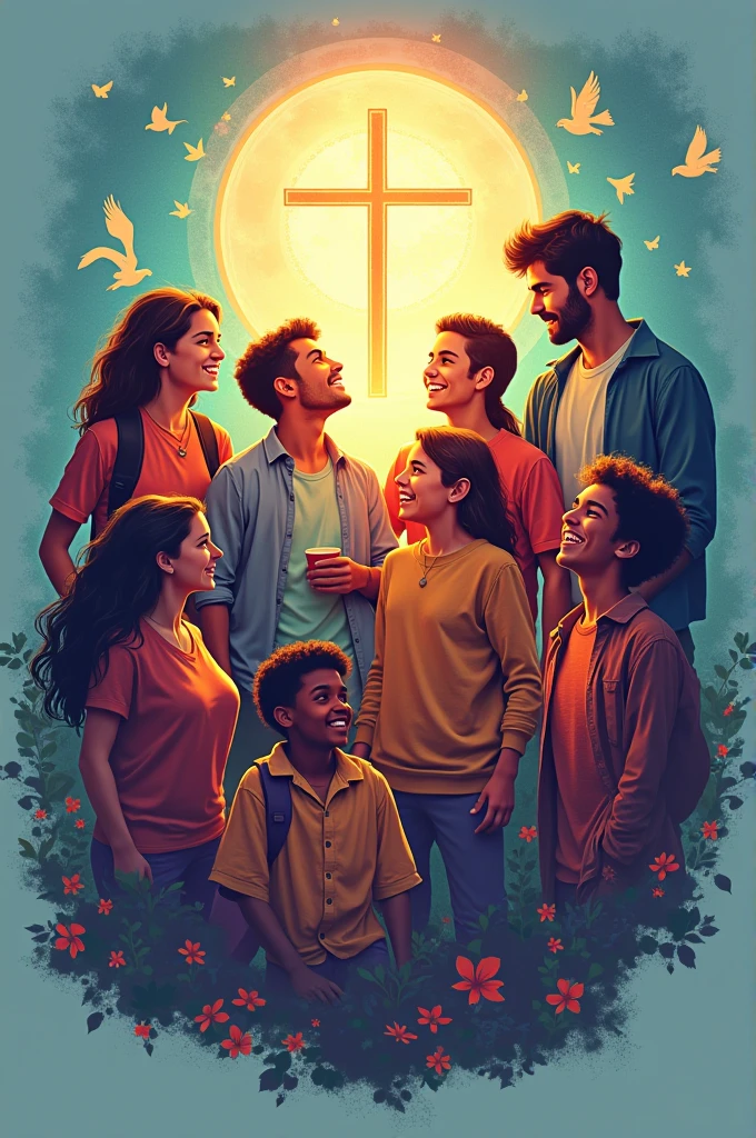 tshirt design related to church youth