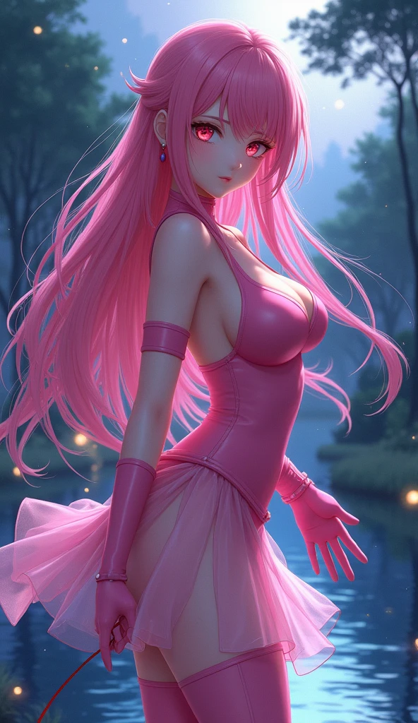 Best Quality, Masterpiece, High Resolution, 8K, (Realistic: 1.4), Ultra High Resolution, 1 Girl, Ultra Detailed, Surreal, Highly Detailed CG Illustration, Official Art, Cinematic Light, Reality, Young Beautiful Girl, Perfect Figure, Perfect Figure, Perfect Body, (Starting below: 1.3), Mask, Confident, Beautiful Sexy, S-shaped Body, Assuming, Posing, Different Perspectives, Very detailed, Seductive erotic women sweating, Breasts covered with rose petals, (plump, pink/Blue Hair), Face-centered, Face Focus, Complex eyes,Thai woman