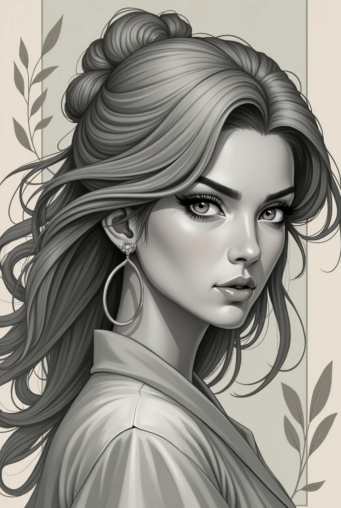 Graphic illustration，(geometric shapes)，closeup cleavage，high qulity，A detailed，full bodyesbian，scribbles