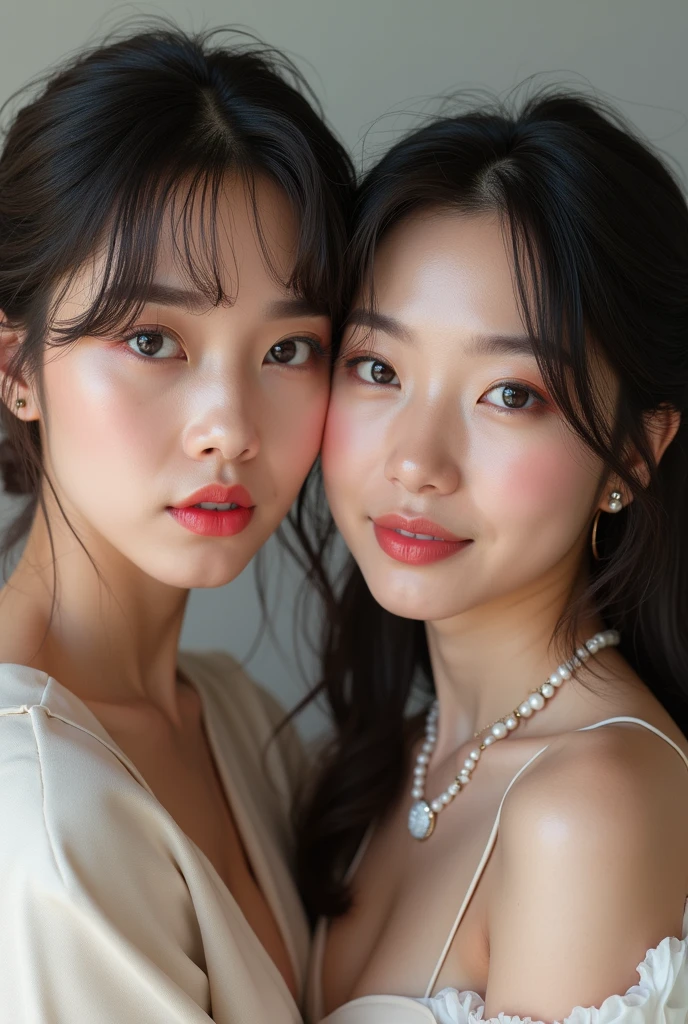 There is a, 2 7 years old, 2 8 years old, 2 9 years old, 3 2 - year - old, Delicate Makeup, Ye Wen, 2 3 years old, Round face, Cute Liane, Gold tiara, Pearl Necklace, Jade Hairpin