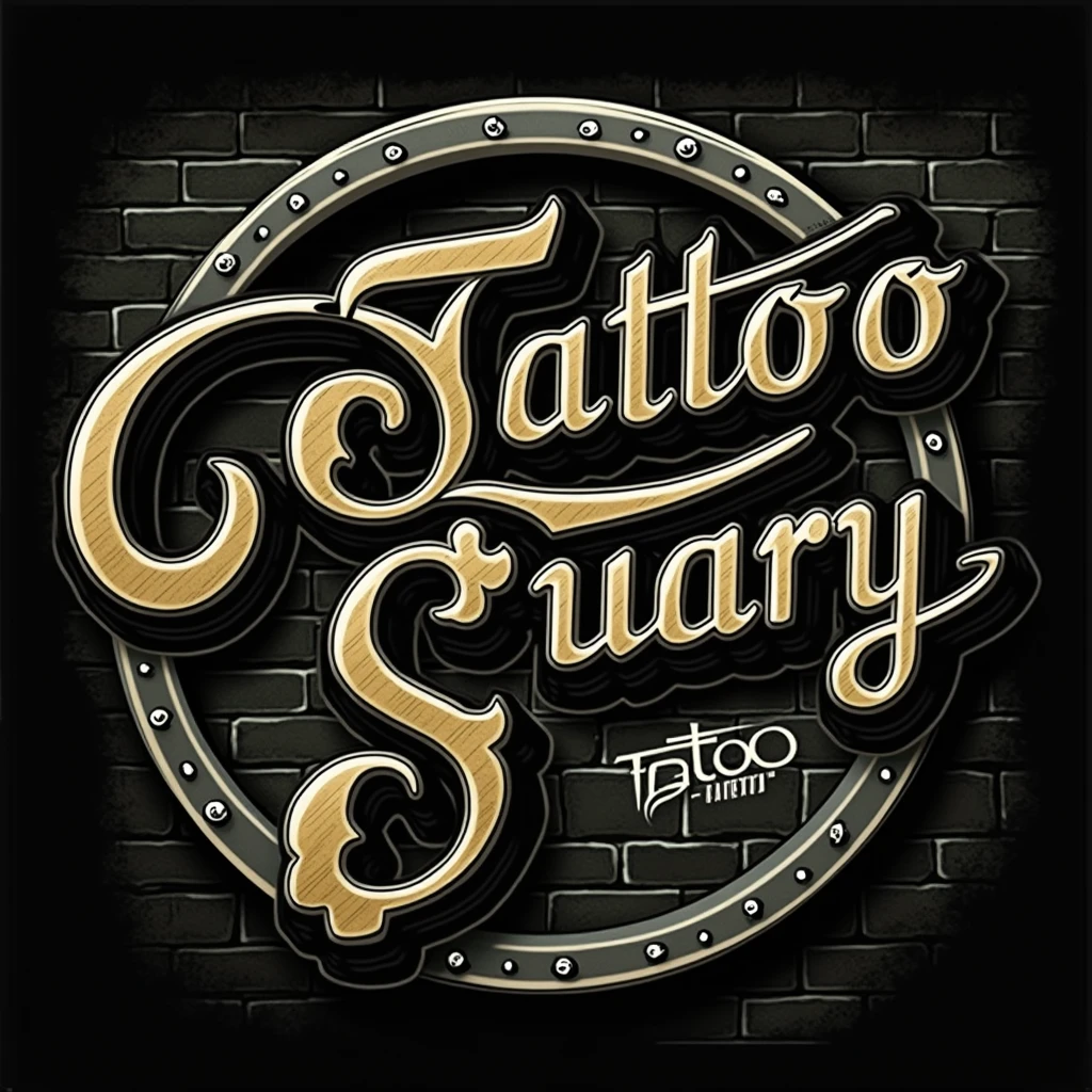 Tattoo with the names Kauê and Gabryel on the left forearm in the shape of a tornado