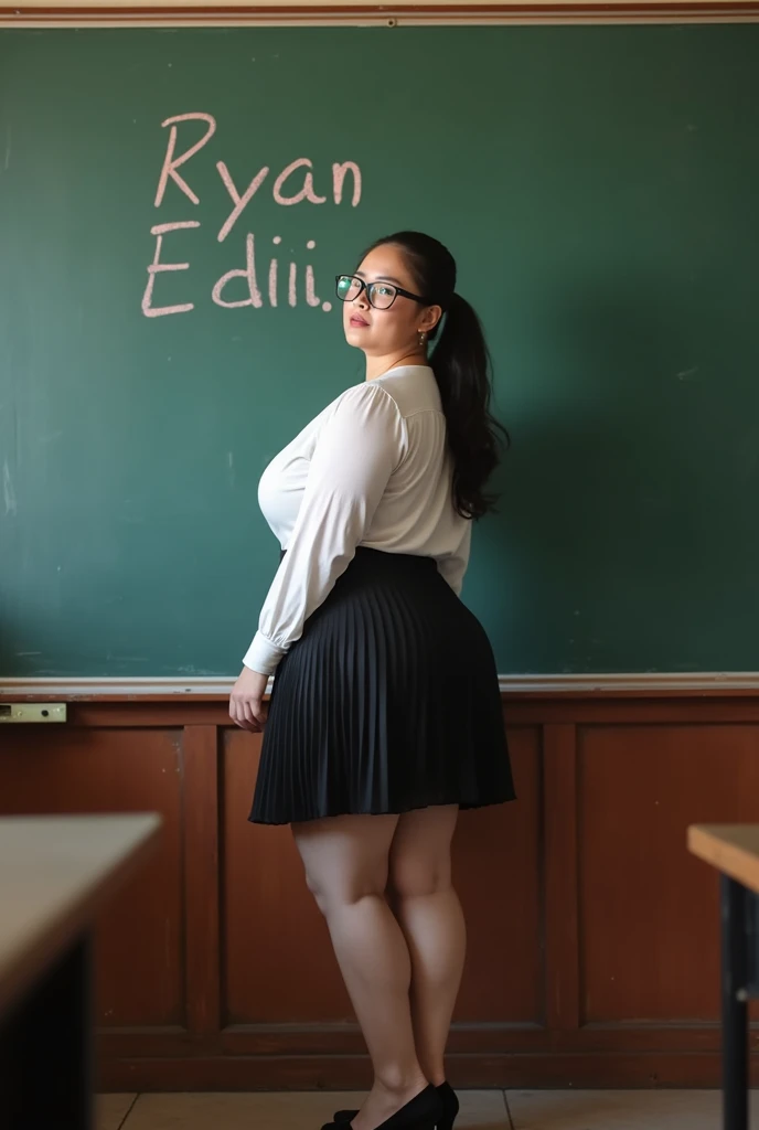 teen,school girl,girl,big clevage,thick thighs,tighs highs,fit
