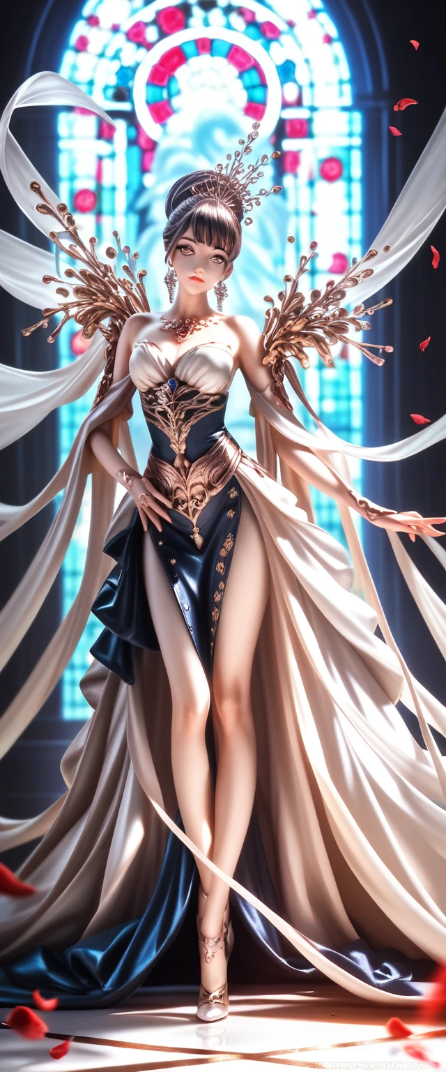 blond woman in golden dress sitting on a bench with wings, goddess. extremely high detail, extremely detailed goddess shot, cgsociety masterpiece, ((a beautiful fantasy empress)), stunning cgsociety, a beautiful fantasy empress, angelic golden armor, beautiful and elegant elf queen, trending on cgstation, intricate wlop, cinematic goddess close shot, trending in cgsociety