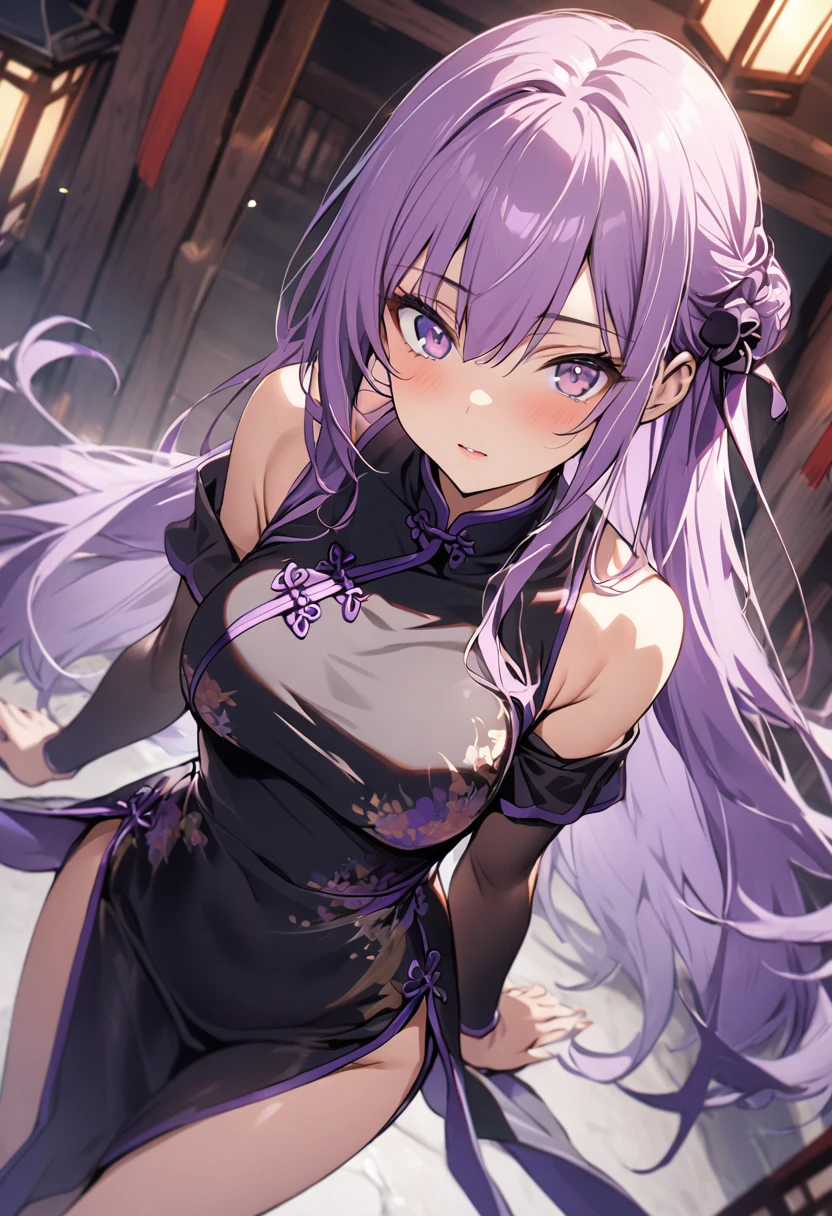 NSFW,masterpiece,Highest quality,High resolution,Very detailed,white\(no game No life\),Long Hair,Multicolored Hair,Hair between the eyes,Gradient Hair,Yellow Eyes,Small breasts,(Gothic ta),(kimono),kimono,Bare shoulders,mini skirt,(Lewd),blush,Different world,Brothel,reception