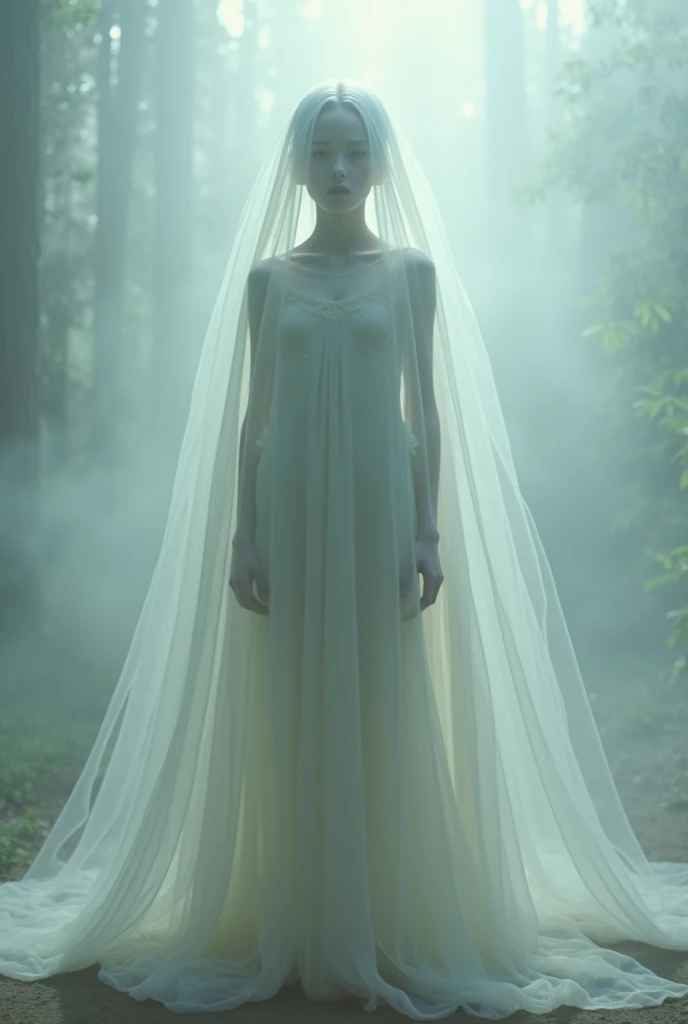 ghostlystyle, Emma Watson, ghostly mist, (transparent, floating), gothic horror, tattered ghostly clothes, light grey, grim reaper face, full body, trapped in a haunted oil painting, hyperrealism, ghostly claws, trapped, (scared, panicked,, horrified), hands in lap, peter mohrbacher, pierre terblanche, trending on artstation