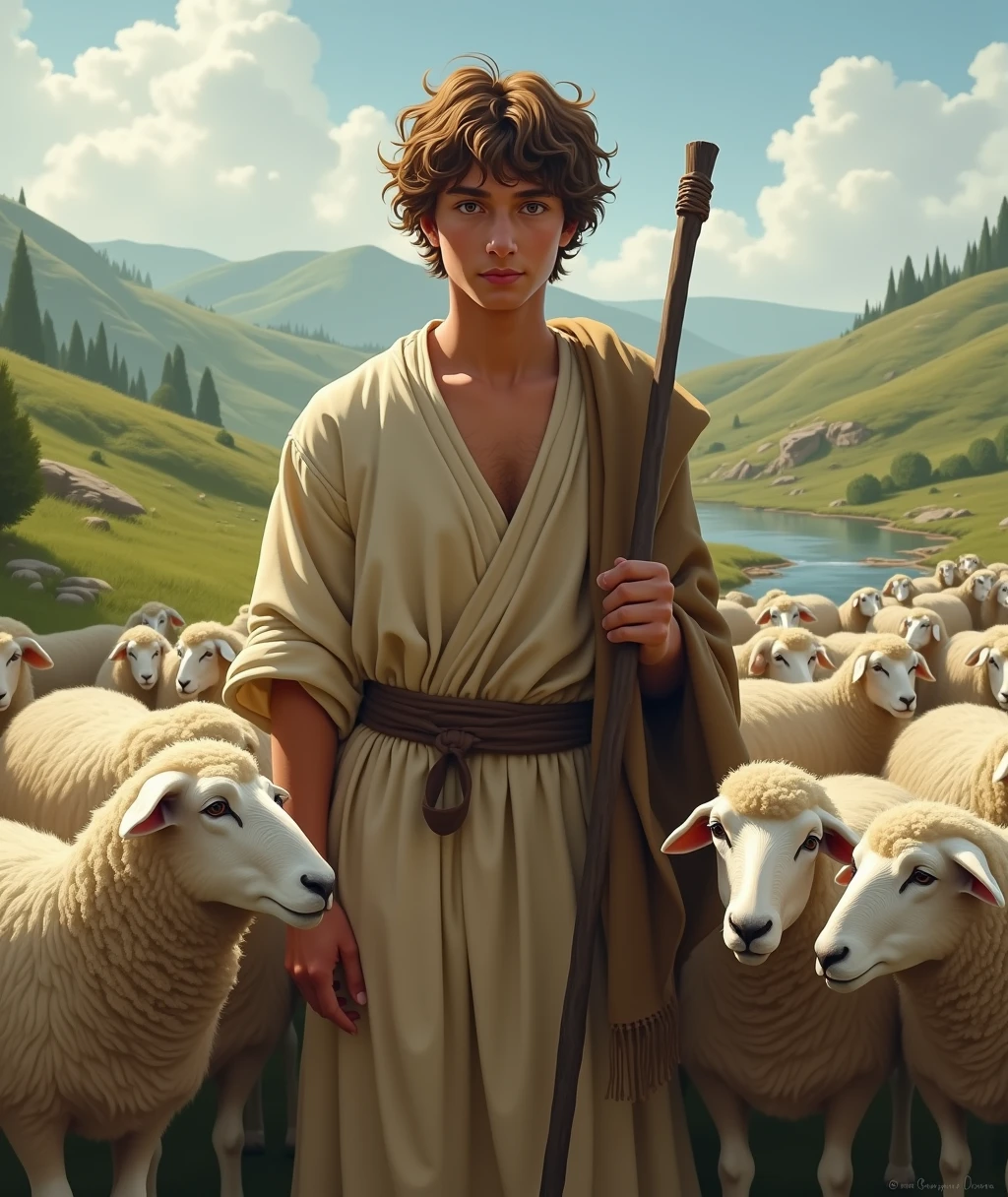 King David as a child