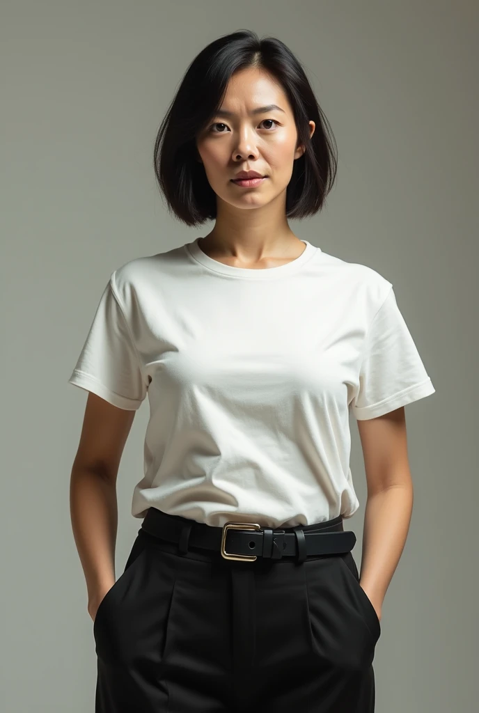 Shiek hasina wearing pants and t-shirt 