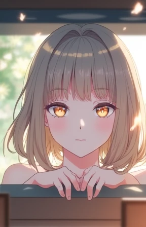 ((masutepiece, Best Quality, hight resolution, nffsw, Perfect Pixel, depth of fields, 4K, )), 1girl in, Solo, , Beautiful anime girl, Beautiful Art Style, 
jumping:1.3, garden, Looking at viewer. 
Perfect body, shy face, tilted forward:1.5, abs:1.3,

isshiki iroha, large breasts, Full face blush, virgin killer sweater:1.5,
straight on:1.3, medium shot