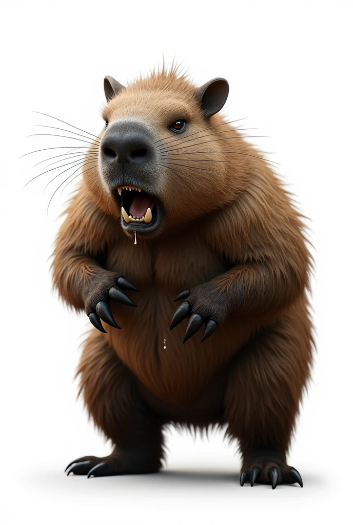 Feral, furry, panting, capybara, detailed legs, , 1 tongue, 1 big dick , 1 anus, 2 big testicles, detached 1 tail, , after orgasm, vivid colors, realistic , white background, cum in ass, cum on floor, cum on dick , realistic dick