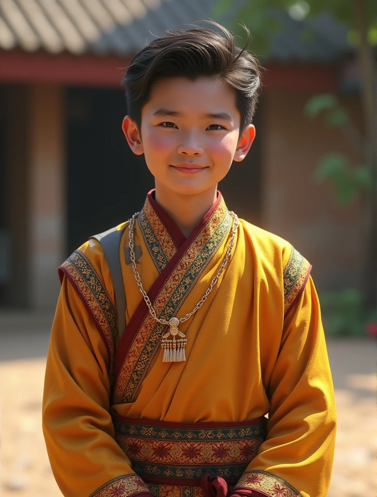 a young boy with pangabi . he has black hair and short beard 