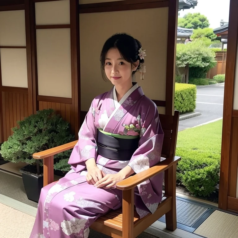 "sparkling eyes, graceful posture, delicate cherry blossoms, traditional Japanese garden, subtle sunlight, gentle breeze, floating cherry blossom petals, tranquil atmosphere, elegant kimonos, intricate floral patterns, graceful hand gesture, soft smile, golden sunset, sakura tree-lined path, blooming cherry blossoms, traditional wooden bridge, scenic river, colorful koi fish swimming, reflection in water, serene tea ceremony, traditional tea house, bamboo fountain, peaceful zen garden, harmonious nature, delicate cherry blossom scent"