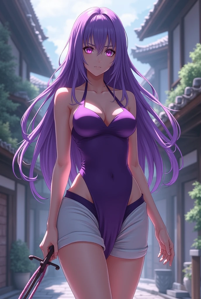 1girl, best quality, masterpiece, high resolution, solo, {purple bustier:1.40}, {short bustier:1.20}, {medusa_fgo:1.15}, long_hair, purple_hair, very_long_hair, purple_eyes, breasts, big_breasts, bustier purple.