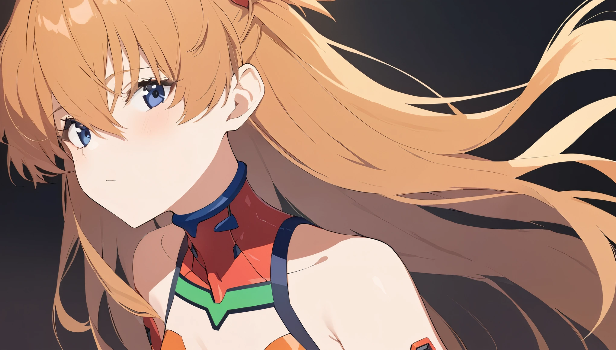 best of quality, masterpiece, Bodysuit, Neon Genesis Evangelion:_3.0_you_able_(No)_Red ofo, Eye mask, White of_background, Watching_leave, 1 Girl, reconstrution_of_Neon Genesis Evangelion, hair_Decorations, Red of_Bodysuit, Alone of, closure_Mouth, neon_Genesis_Neon Genesis Evangelion, Zonglong_Asuka_langley, Simple of_background, coveRed of_clavicle, two_side_up, Plug set, upper_Body_, artwork, Best quality, Pop artistic sense, whole body, Dynamic, Refine pores, Lights & Shadows, Light and Shadow, Clear outline, Natural Beauty, 32k HD Wallpaper, Thick eyelashes, Delicate photo effects