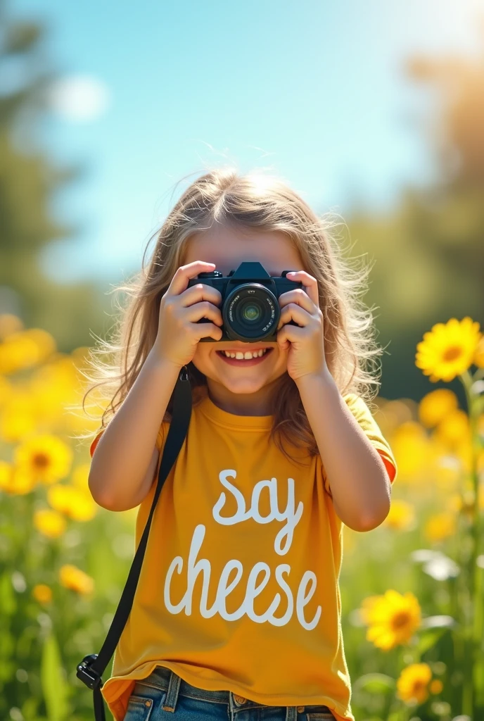 Boy with long hair holding a camera in front of his face