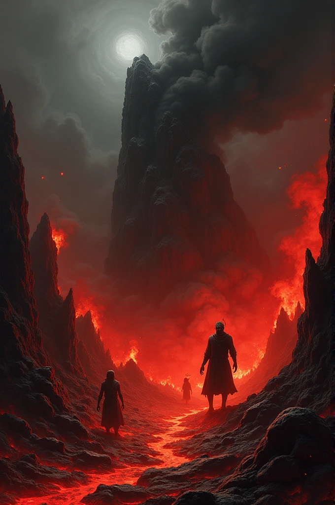 On devastated streets,The wreckage is scattered on land,blood-stained,Like the brutal legacy of the battlefield。under a cloudy sky,Lightning,This exacerbates the horror atmosphere of this apocalypse。