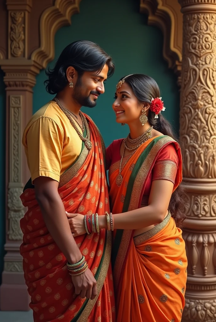 young Indian girl together with Indian middle men, naked, anal sex, in ass, air lift, kissing
