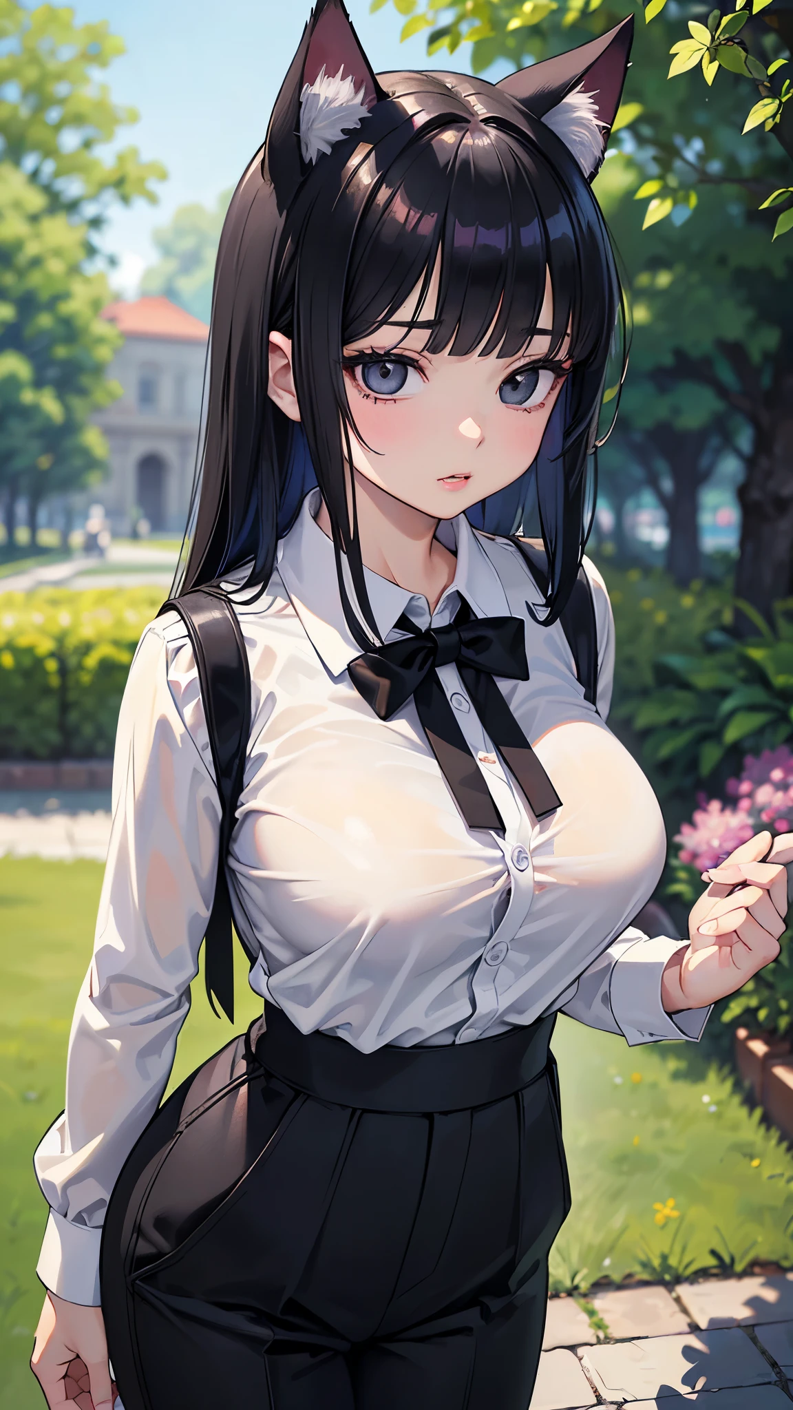 "(A perfect masterpiece:1.2), (the best quality:1.2), stunning face, schoolgirl uniform, mature and chubby, big pupils, bright eyes, makeup, long and luxurious eyelashes, full lips, irresistible charisma."transparent