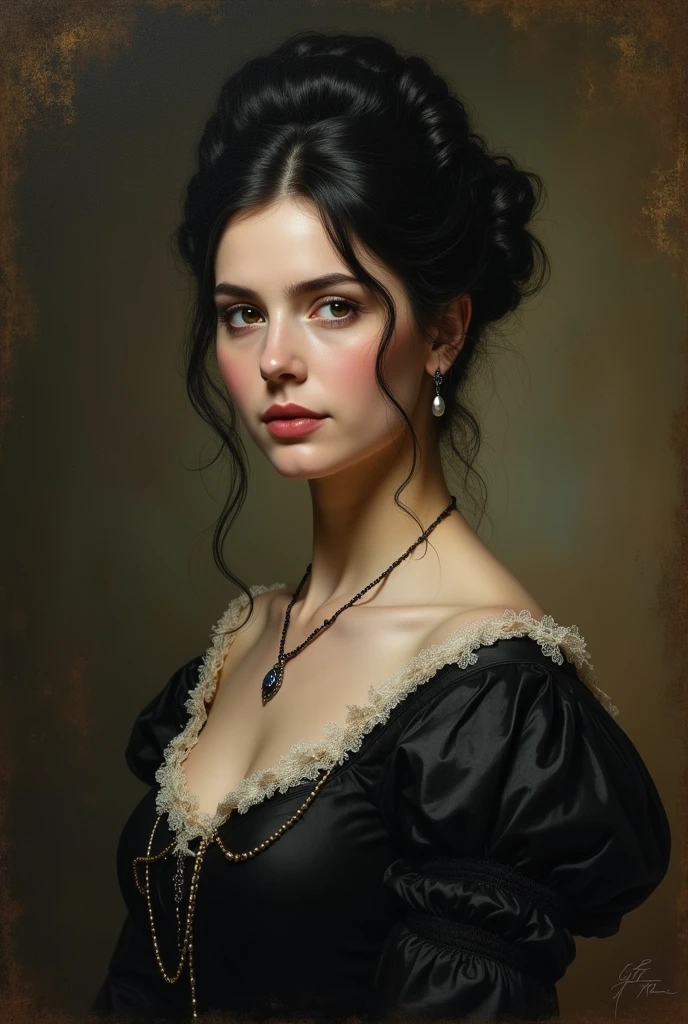 A renaissance full body portrait of middle aged Melancholic Indian Woman smoking a Cigarette, magnolia flowers background, detailed Magnolia flower in vase, detailed skin, a perfect cigarette, smoking woman, with a dark room background, ((Perfectly drawn detailed bust)), ((sensual erotica)), (lusty expression), huge cleavages, (detailed beautiful face and eyes:1.3), (perfectly drawn fingers), ((Perfect anatomy)), in the style of renaissance painting, Hallo in the back, detailed outline of bust, Highly detailed, Intricate, Sharp focus, detailed pussy, art by artgerm and greg rutkowski, Raphael, Beautifully lit, oil painting aesthetic, Deep big cleavages, joseph ducreux, oil on canvas portrait, hyper realistic, oil portrait by agnes cecile, Perfectly drawn fingers, detailed revealing, Renaissance portrait, fine art, 4K UHD, revealing clothes, high contrasts, (Vintage Portrait)