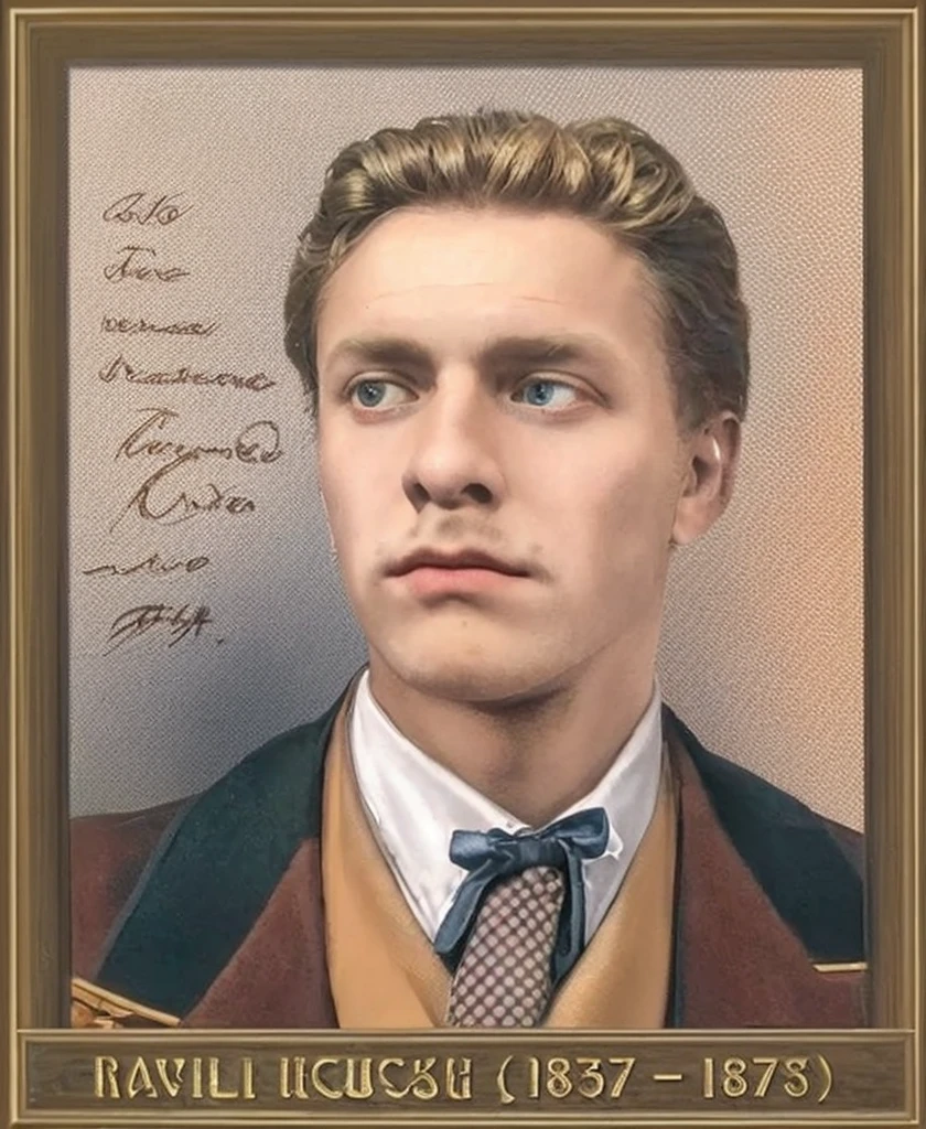 Vasil Levski."masterpiece,best quality,official art, extremely detailed CG ,8k wallpaper,,8k ,Cinematic Lighting, bow, bowtie, formal, male focus, necktie, realistic, solo, suit, upper body