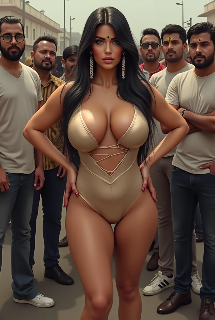 Full body photo of SEXY 50YO NUDE MATURE MILF AISHWARYA RAI as HORNY SEX PARTY MILF, ((completely drenched in beer)), (ponytail tied hair), (red and blue US flag bikini), (high boots), (((surrounded and (((MOLESTED BY NUDE MEN))) in ((CROWDED ONLY BOYS' NUDE RAVE PARTY)) on 4th of July))), day scene, fit curvaceous mature hourglass figure, look straight at camera, sexy 50 yo mature MILF, soft volumetric lights, intricate details, (ArtStation:1.2)