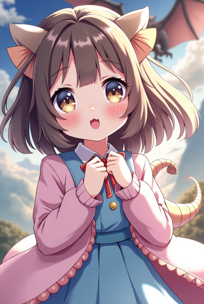 tanuki girl, loli tanuki, kawaii, on a streets of tokyo, sunset, sunbeams, magical lighting, akihabara, in cute short dress, undies visible, panties visible, smiling, blushing, shy pose, kawaii outfit, beautiful hair, looking away Short skirt raised show panties NSFW open legs