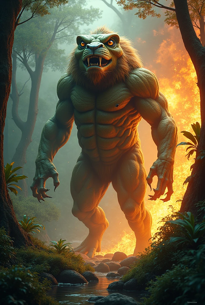 Draw somalia as a monster 