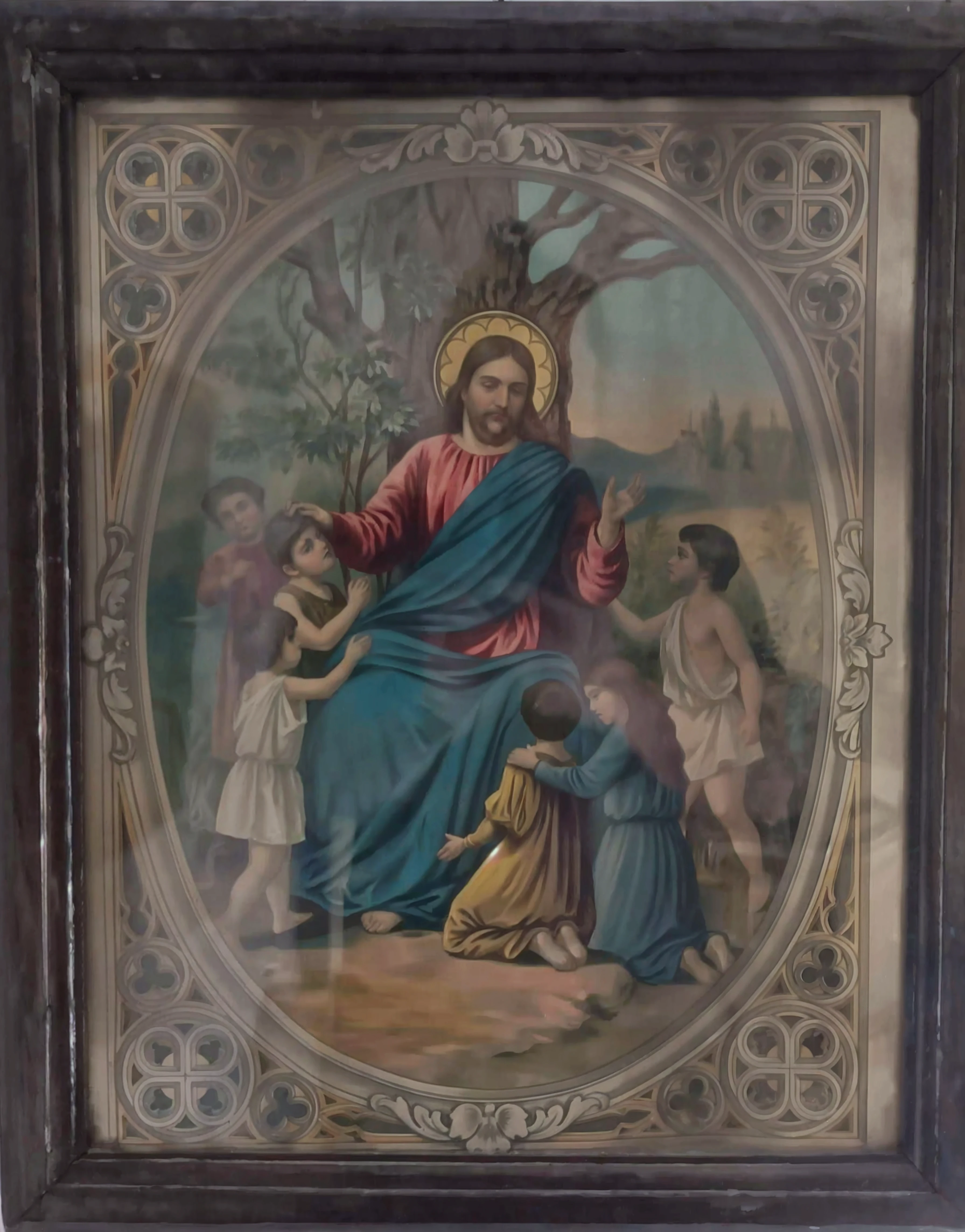 Imagine a picture according to bible book of psalm 8:1-9.