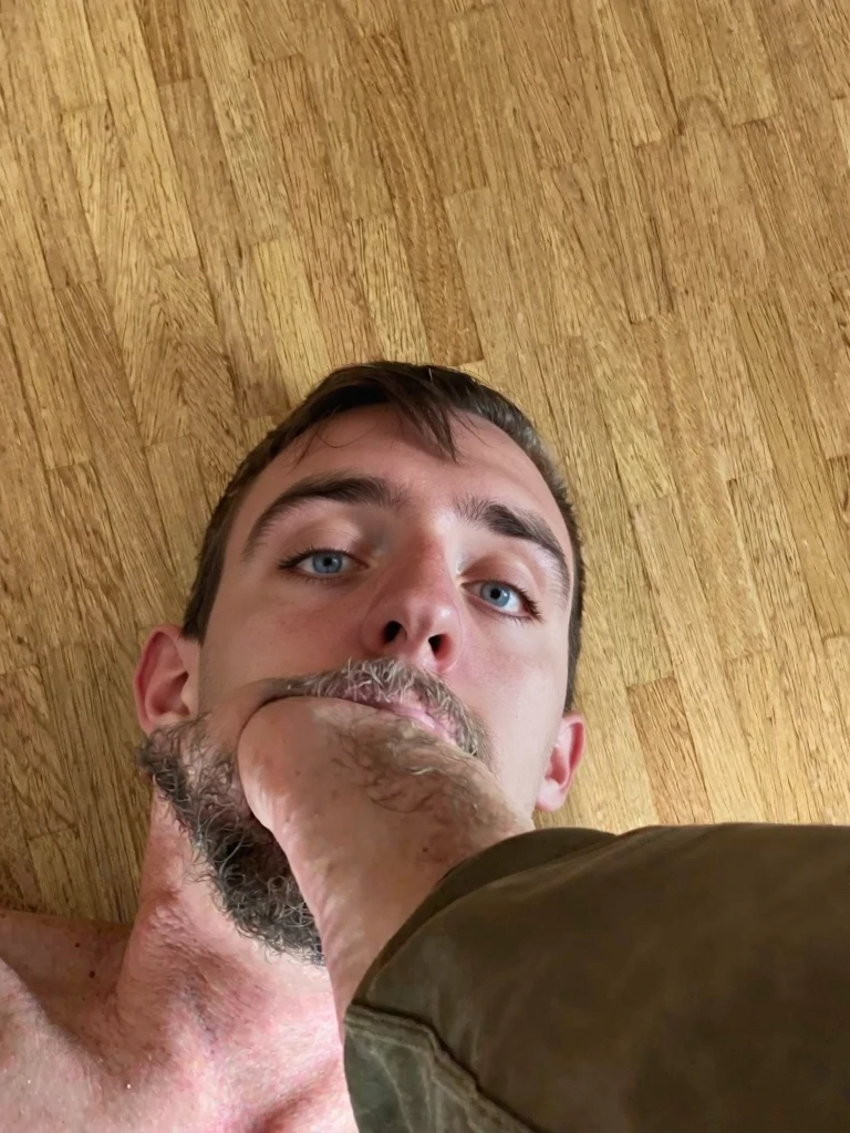 <lora:Bl0wj0bT0pVi3w_v1:1>, Bl0wj0bT0pVi3w man, fellatio, oral, penis, looking up, 1man