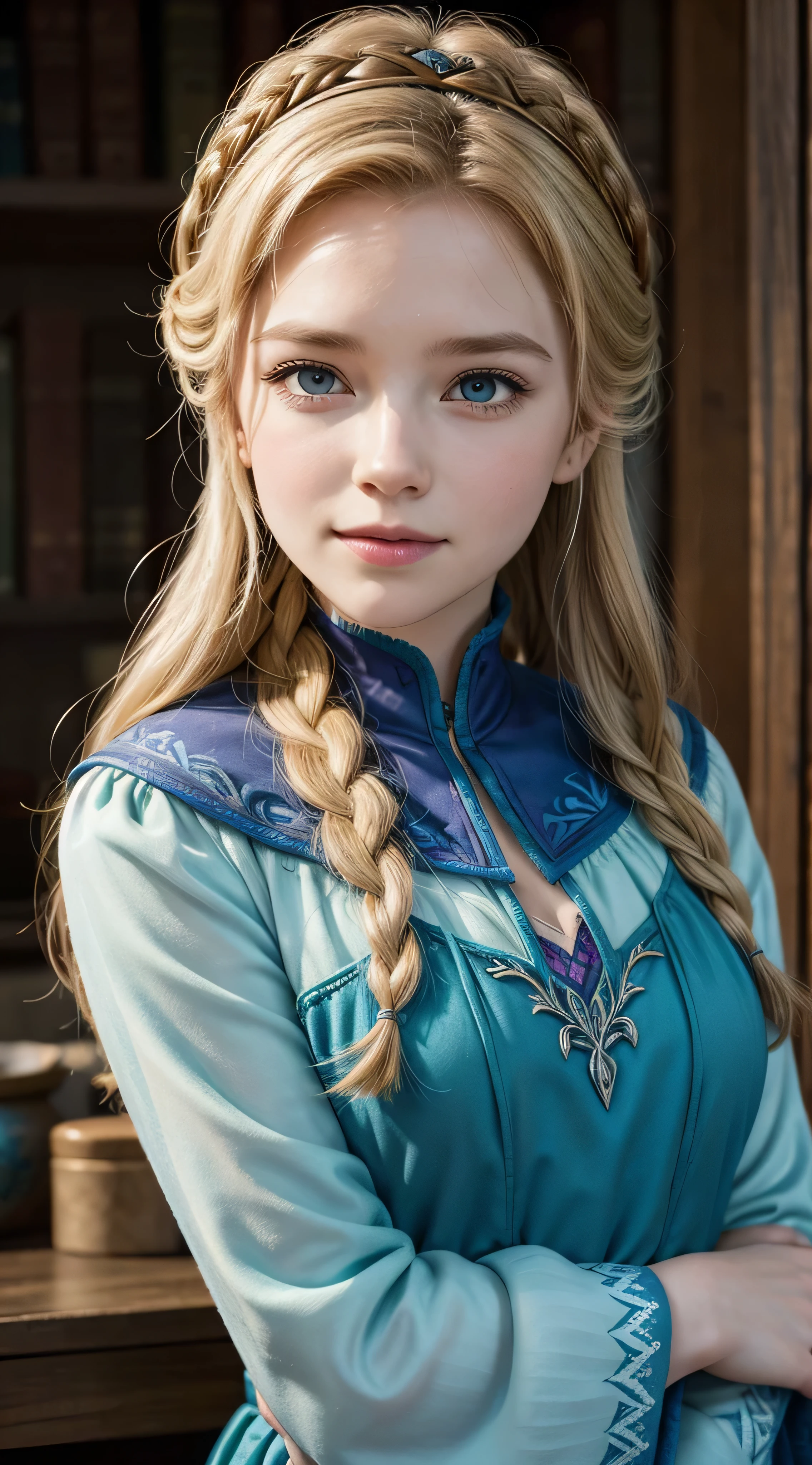 Anna of Arendelle, Anna from Disney&#39;s Frozen, high and sexy, proud face, perfect body, Provocative lingerie, beautiful, show breasts, huge breasts, high, sexy legs, bursting huge breasts, Wide hips, busty, sexy, huge breasts, happy.