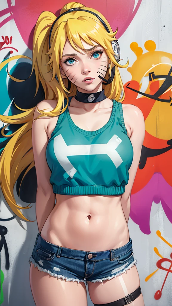 (​masterpiece:1.4)、(top-quality:1.4)、
1girl in, Sports bra and dark blue and gold sports leggings、(Arm sleeve),length hair, looking at the viewers, 独奏 ,realisitic,(shinny skin),(​masterpiece:1.4),(top-quality:1.4),red-lips