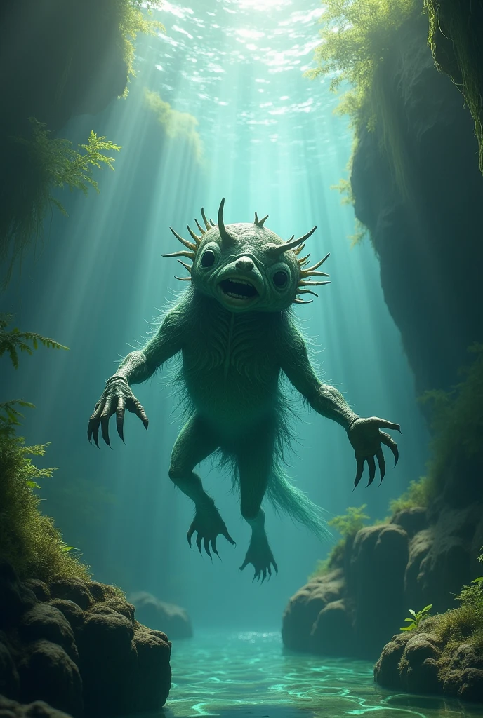 Film poster for the story of " Axolotl " by Julio Cortázar 
