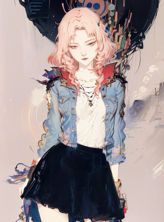 anime style illustration de una mujer con cabello rojo y un sombrero negro., soft Anime illustration, Artwork in the Guweiz style, Anime full body illustration, Beautiful anime art style, guweiz, (anime girl), Nice anime character design., Guweiz and Pixiv Artstation, Anime illustration, retro anime girl, Arte Zerochan, anime style illustration