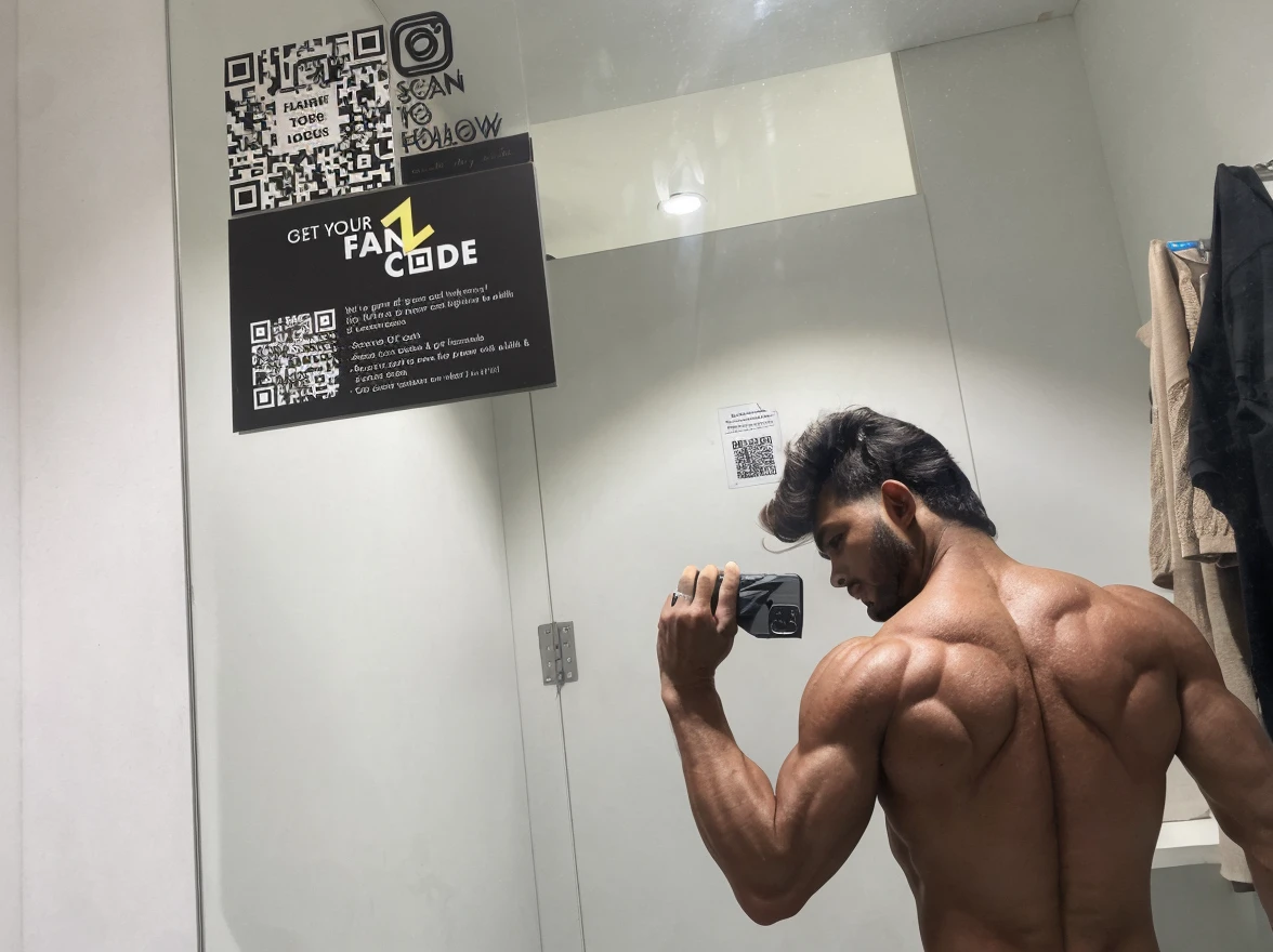 Picture quality is hd and he has a 6 pack abs and big chest