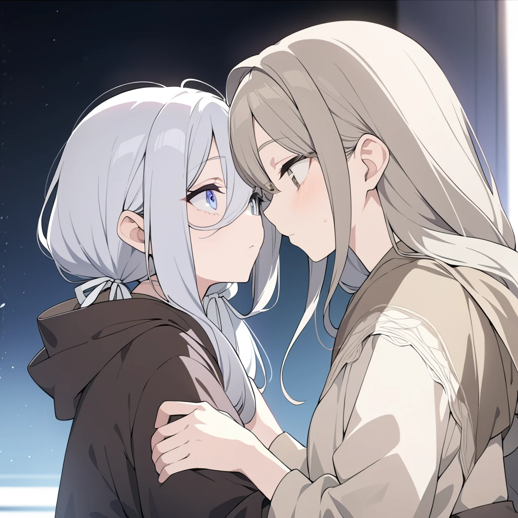 Korra and Zelda kissing