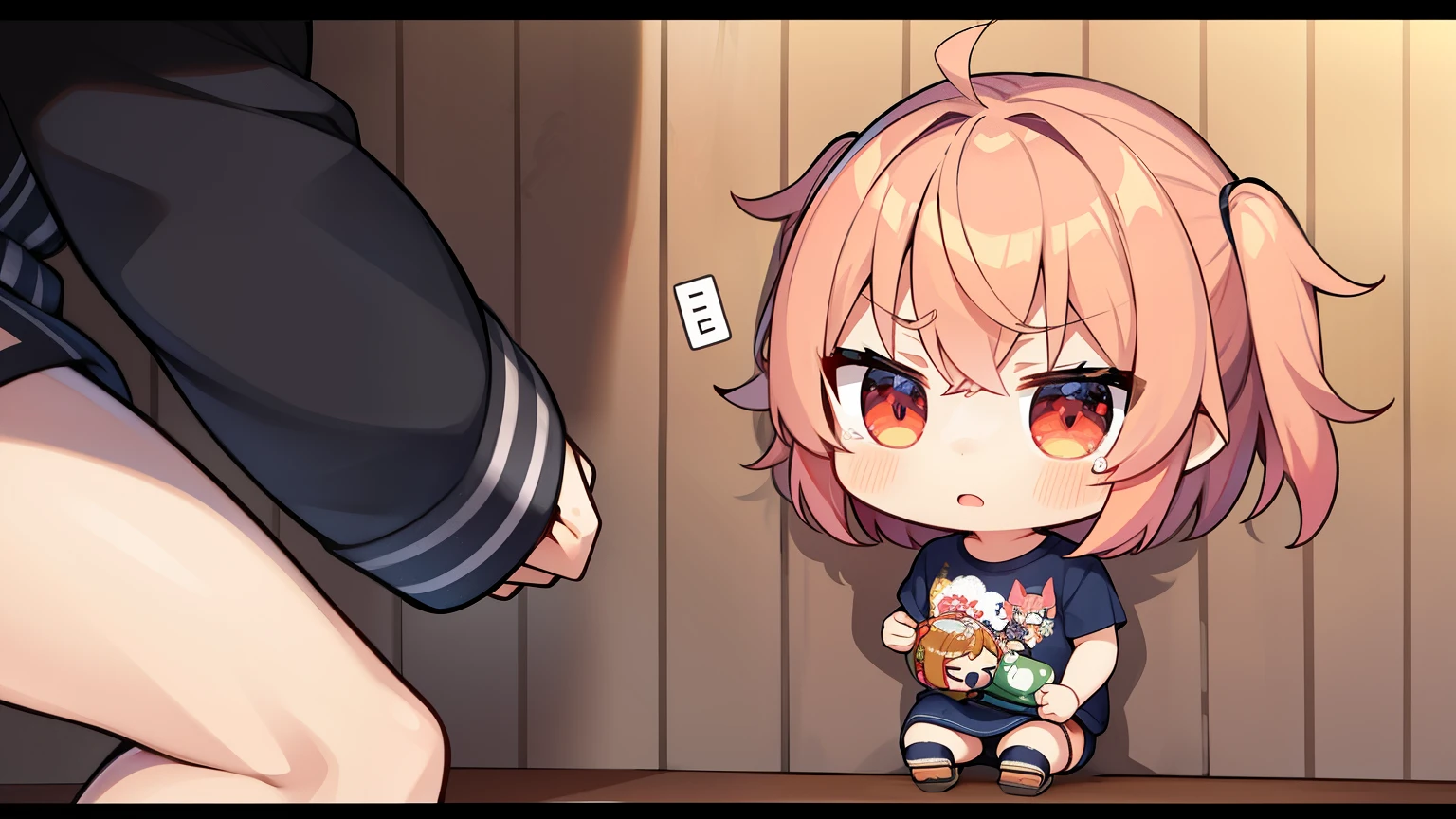 1femboy,hourglass body, (masterpiece), best quality, expressive eyes, perfect face, perfect eyes, extremely detailed eyes,score_9, score_8_up, score_7_up, score_6_up, score_5_up, score_4_up,(seen from above), sitting on a dildo,ahegao,thick legs, high quality, detailed,small dick,micro penis,sitting on a chair,loose t-shirt,shocked face