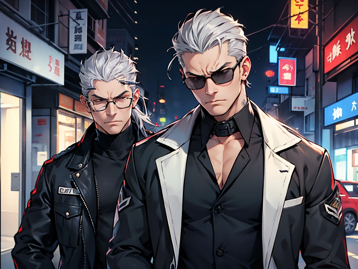 naughty man, age 25, gray eyes, skin fair, scars, shorth hair, dark blue overcoat, black backpack.
