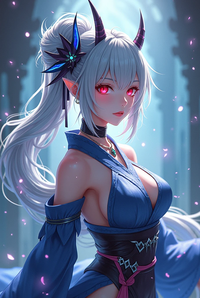 (best quality), (ultrafein), (masterpiece), Illustration, a girl,Kimono-Costume,cyberpunk, (cyberpunk,Kimono-Costume,Cybernetic implants),Hair Accessories, bright colours,open breasts, Clear focus,Grumpy Details, Overclocked rendering, Cinematic edge light, fine light, masterpiece, super Details, epic work, Ultra-High-Definition, good quality, 32K