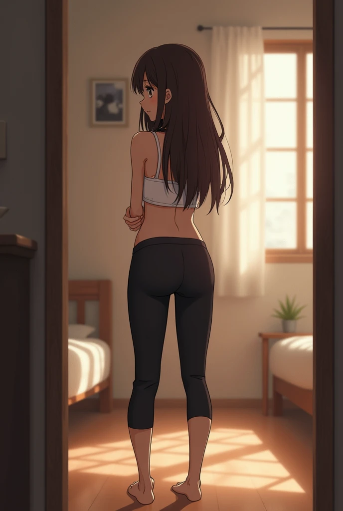 I want an anime girl in a thong from behind 