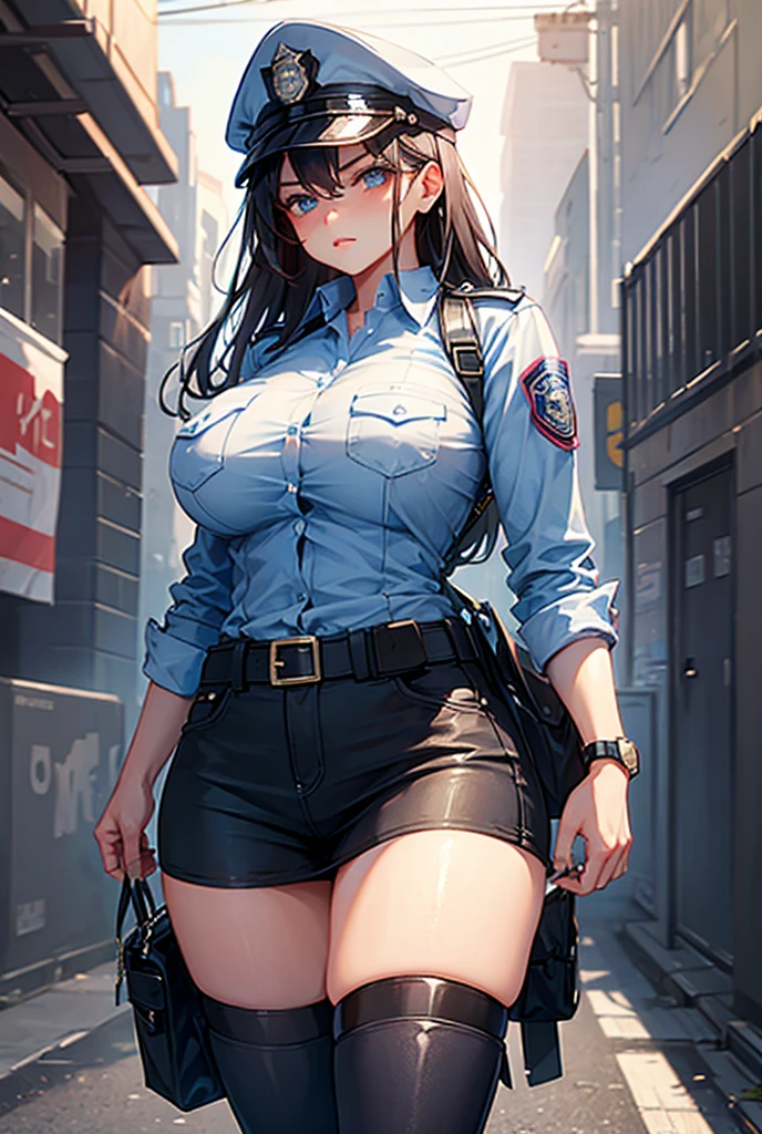 Black Skin。
Long Hair Woman。
Completely naked policewoman。Police hat and huge 。Slim body。
Second Person Viewpoint
