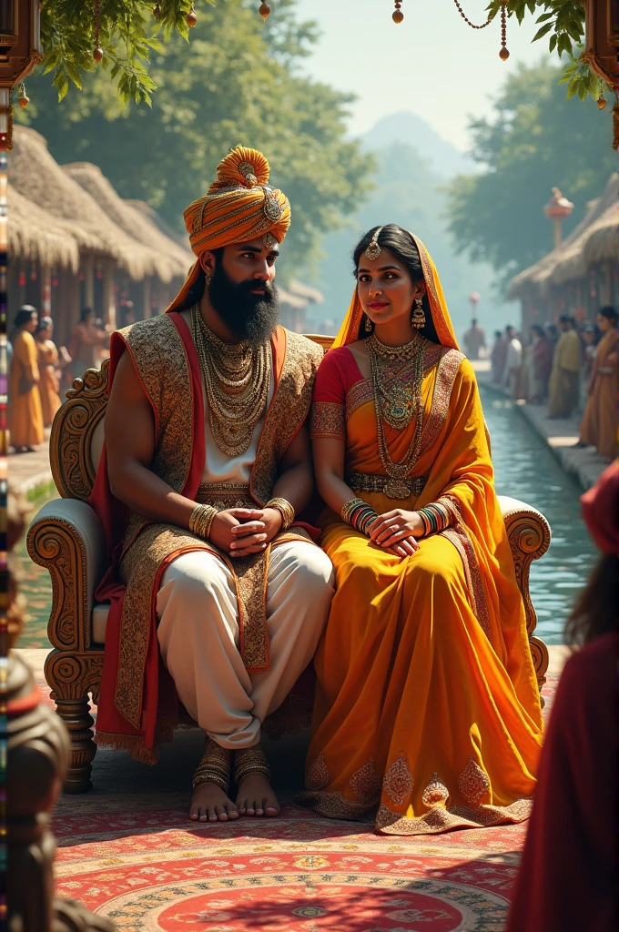 Raja maharaja ek mahal me kar rahe hai vesiya se majak